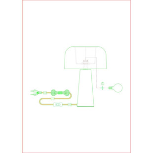 Lampa stołowa Blanca czarna Markslojd | Elegancki design