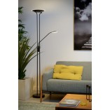 Lampa podłogowa LED Champion czarna | Lucide - Styl i funkcjonalność