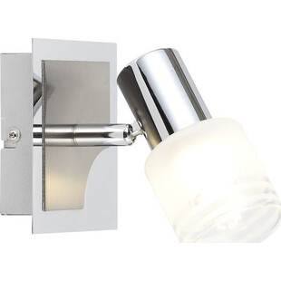 Kinkiet LED Lea: Nowoczesny design, satynowy chrom - Brilliant