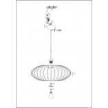 Lampa wisząca biała Mist Markslojd | Skandynawski design