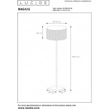 Lampa podłogowa boho Magius | Rattan Lucide - Kup Teraz!