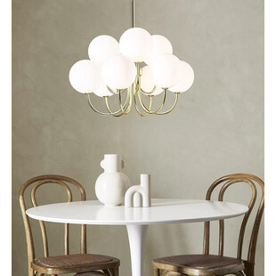 Lampa wisząca Bianco Markslojd | Szklane kule, styl glamour