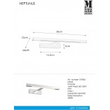 Kinkiet łazienkowy Neptunus LED chrom - Markslojd