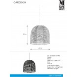 Lampa Ogrodowa Wisząca Garden Czarna - Markslojd | Oświetlenie
