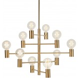 Lampa Wisząca Glamour Paris | 10 Punktów, Mosiądz | Markslojd