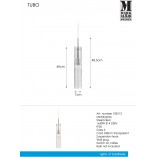 Lampa wisząca szklana Tubo 7cm | Markslojd - Stylowe oświetlenie