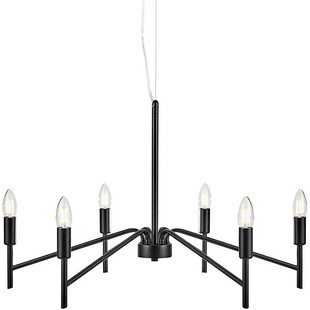 Żyrandol wiszący retro Monarch 70cm czarny Markslojd