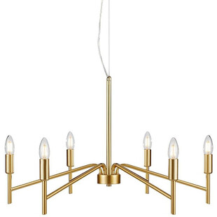 Żyrandol wiszący retro Monarch 70cm złoty Markslojd