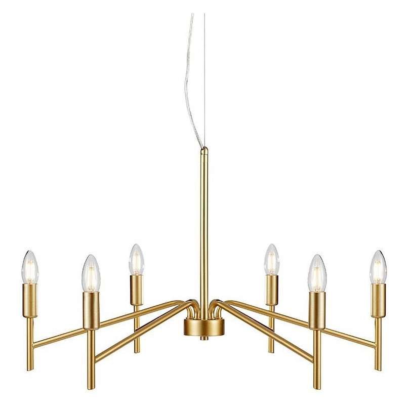 Żyrandol Retro Monarch Złoty Markslojd | Elegancki Design