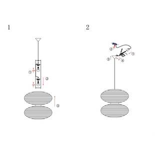 Lampa wisząca Dual biała Markslojd | Skandynawski Design