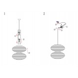 Lampa wisząca Dual biała Markslojd | Skandynawski Design