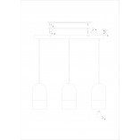 Lampa wisząca Cope - szkło, 3 punkty, Markslojd | Kup teraz