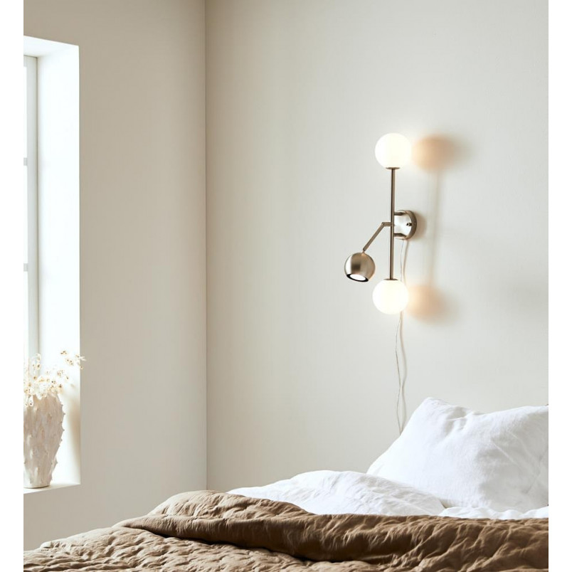 Kinkiet Bedside Markslojd - Designerski kinkiet z włącznikiem