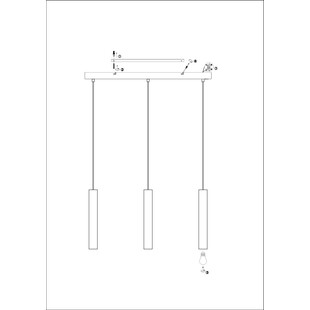 Lampa wisząca mosiężna Sencillo III 75cm Markslojd - Eleganckie oświetlenie