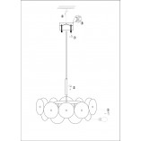 Lampa wisząca Vegas czarna | Markslojd - Design i styl