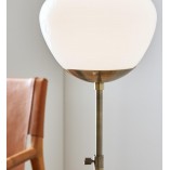 Lampa stołowa Rise biała Markslojd | Retro design