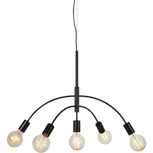 Lampa wisząca 5 punktowa loft Cygnus 70cm czarna Markslojd