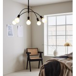 Lampa Wisząca Loft Cygnus | Markslojd - 5 punktów, Czarna
