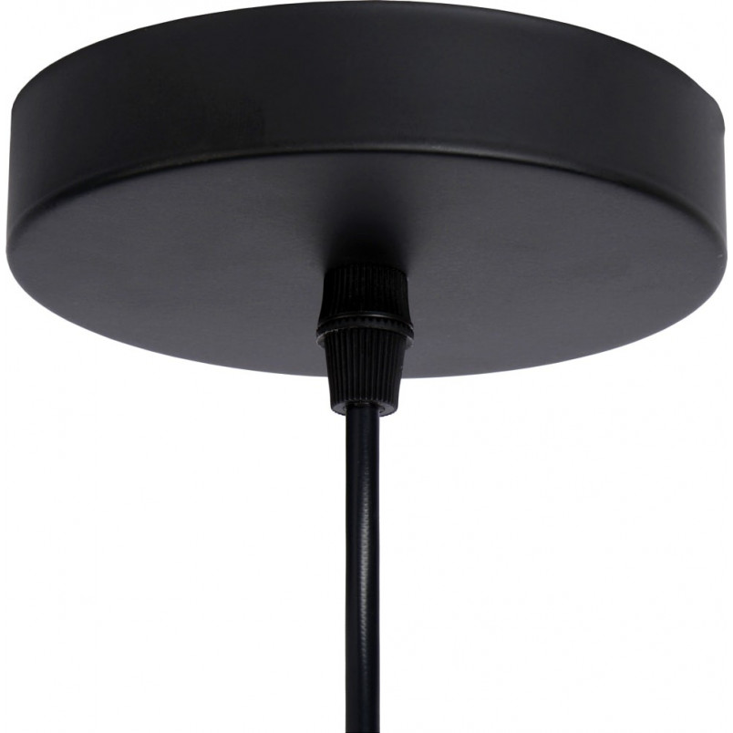 Lampa wisząca ażurowa Mesh czarna | Lucide - Loftowa elegancja