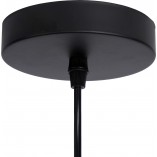 Lampa wisząca ażurowa Mesh czarna | Lucide - Loftowa elegancja