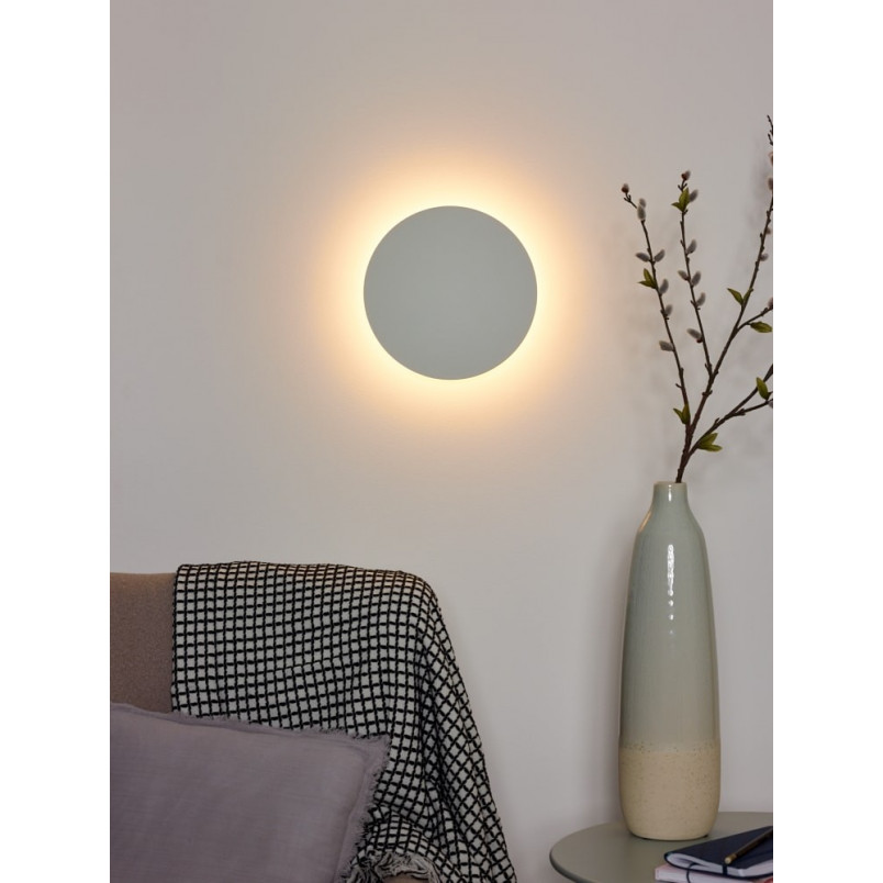 Kinkiet Lucide Eklyps LED - Nowoczesny, Biały, 25cm | Skandynawski