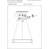 Lampa wisząca LED Talowe - Nowoczesny design Lucide