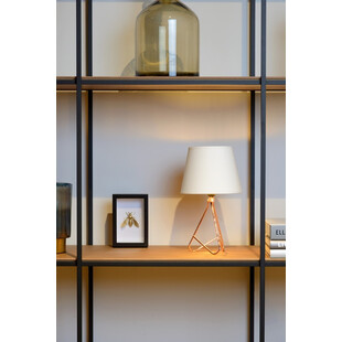 Lampa stołowa Gitta miedziana - Lucide | Nowoczesny design