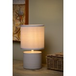 Lampa stołowa Greasby szara Lucide | Design w stylu Japandi