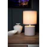 Lampa stołowa Greasby kremowa Lucide | Styl Japandi