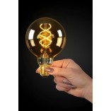 Żarówka LED Globe E27 5W Bursztynowa Lucide - Odkryj ciepło!