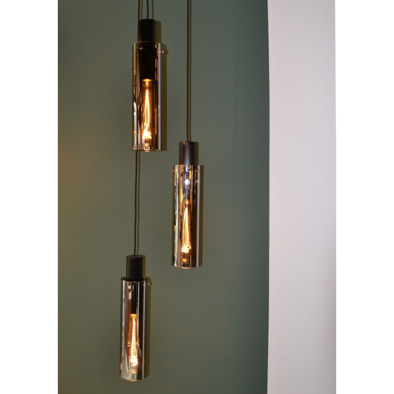 Lampa Wisząca Lucide Orlando III - Szkło Dymione | Sklep Lamp