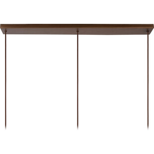 Lampa wisząca Toledo - Lucide | Bursztynowe szkło, E27