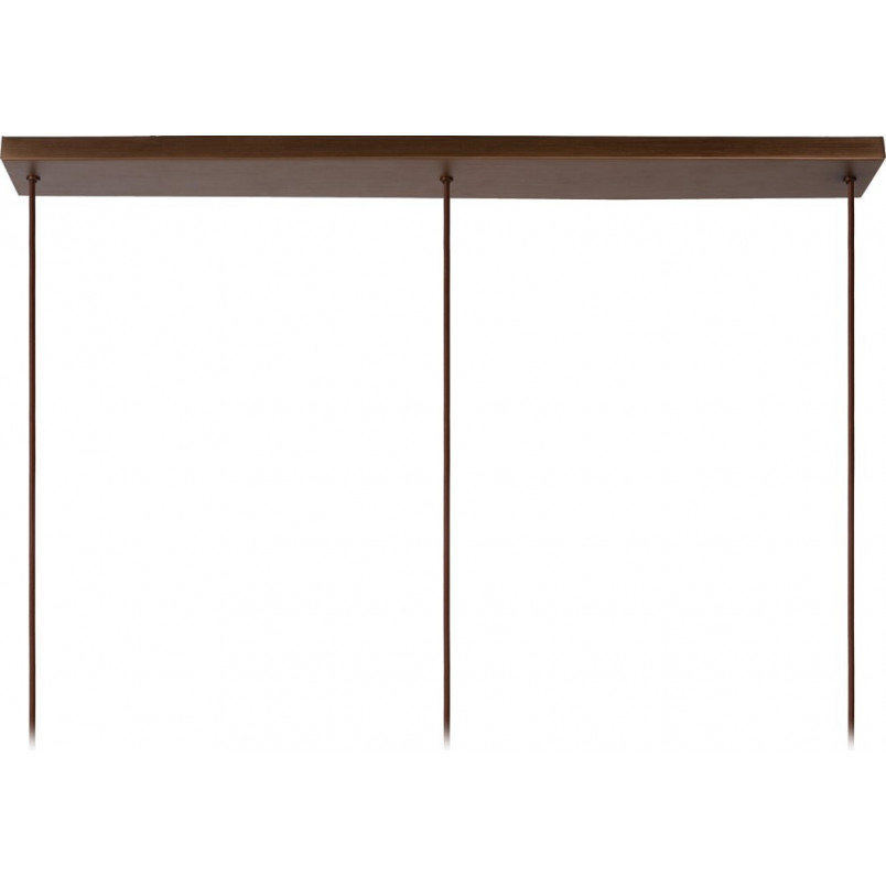 Lampa wisząca Toledo - Lucide | Bursztynowe szkło, E27