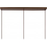 Lampa wisząca Toledo - Lucide | Bursztynowe szkło, E27
