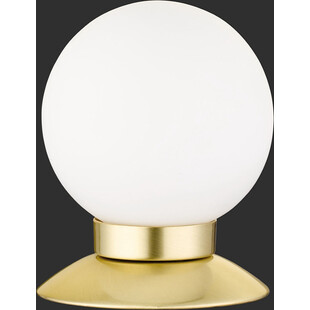 Lampa stołowa szklana biała Princess | Reality - Elegancki design