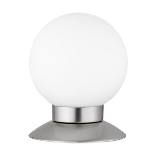 Lampa stołowa Princess | Szklana kula LED biała - Reality