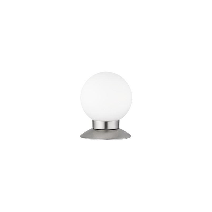 Lampa stołowa Princess | Szklana kula LED biała - Reality
