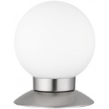 Lampa stołowa Princess | Szklana kula LED biała - Reality
