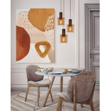 Lampa Wisząca Lucide Toledo - Bursztynowe Szkło | Sklep z Lampami