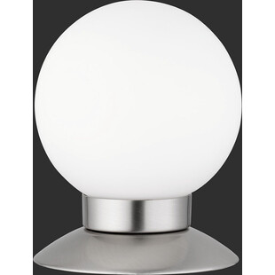 Lampa stołowa Princess | Szklana kula LED biała - Reality