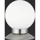 Lampa stołowa Princess | Szklana kula LED biała - Reality