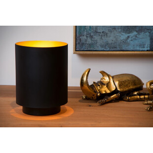 Lampa stołowa minimalistyczna czarna Lucide Suzy Round - Kup online