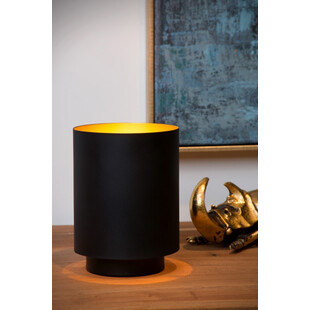 Lampa stołowa minimalistyczna czarna Lucide Suzy Round - Kup online