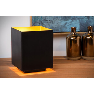 Lampa stołowa Suzy Square czarna | Minimalistyczny design Lucide