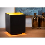 Lampa stołowa Suzy Square czarna | Minimalistyczny design Lucide