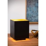 Lampa stołowa Suzy Square czarna | Minimalistyczny design Lucide