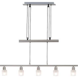 Lampa wisząca LED Lea V - Chrom/Szkło | Brilliant