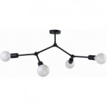 Lampa Sufitowa Loft Twig IV 86cm Czarna | Nowodvorski