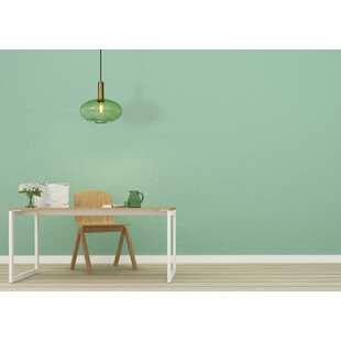 Lampa wisząca retro Lucide Maloto - Szklana, zielona, mosiądz