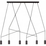 Lampa Sufitowa Imbria VI 135cm Czarna | Nowodvorski